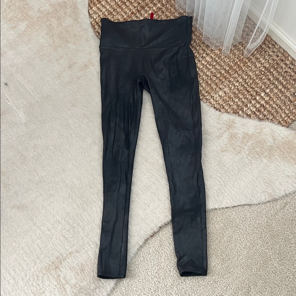 Spanx faux leather leggings